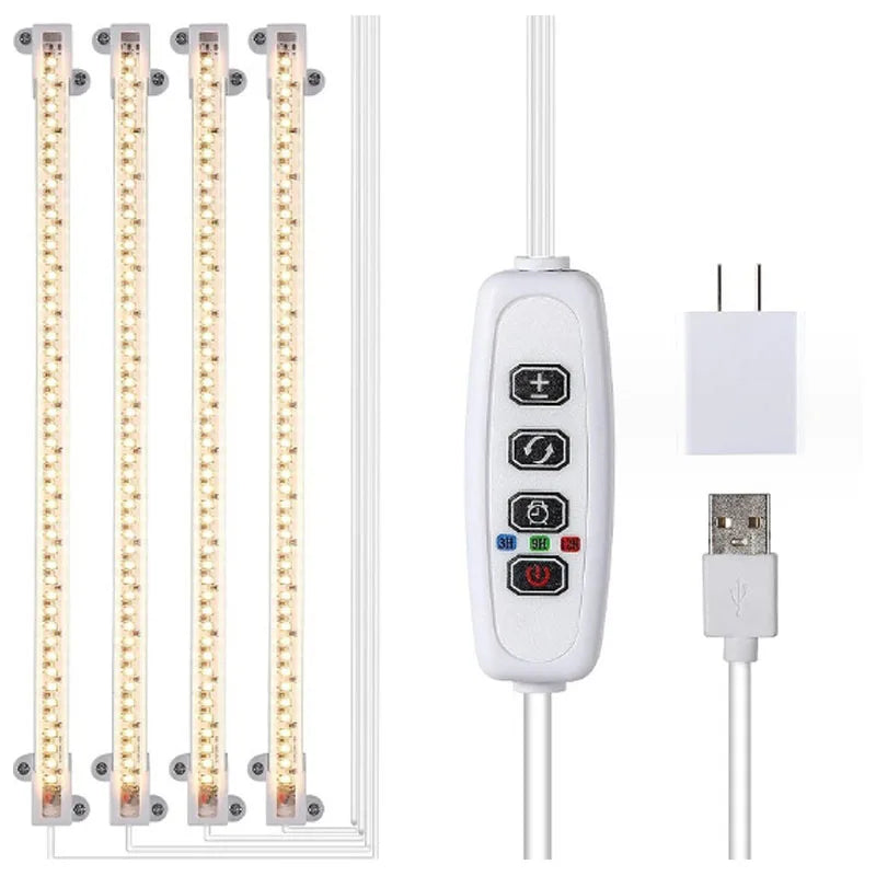 Led Grow Light USB Timer Phyto Lamp Plants Dimmable LED Lamp Phytolamps Full Spectrum Hydroponics Growing Lamps LED Plant Light
