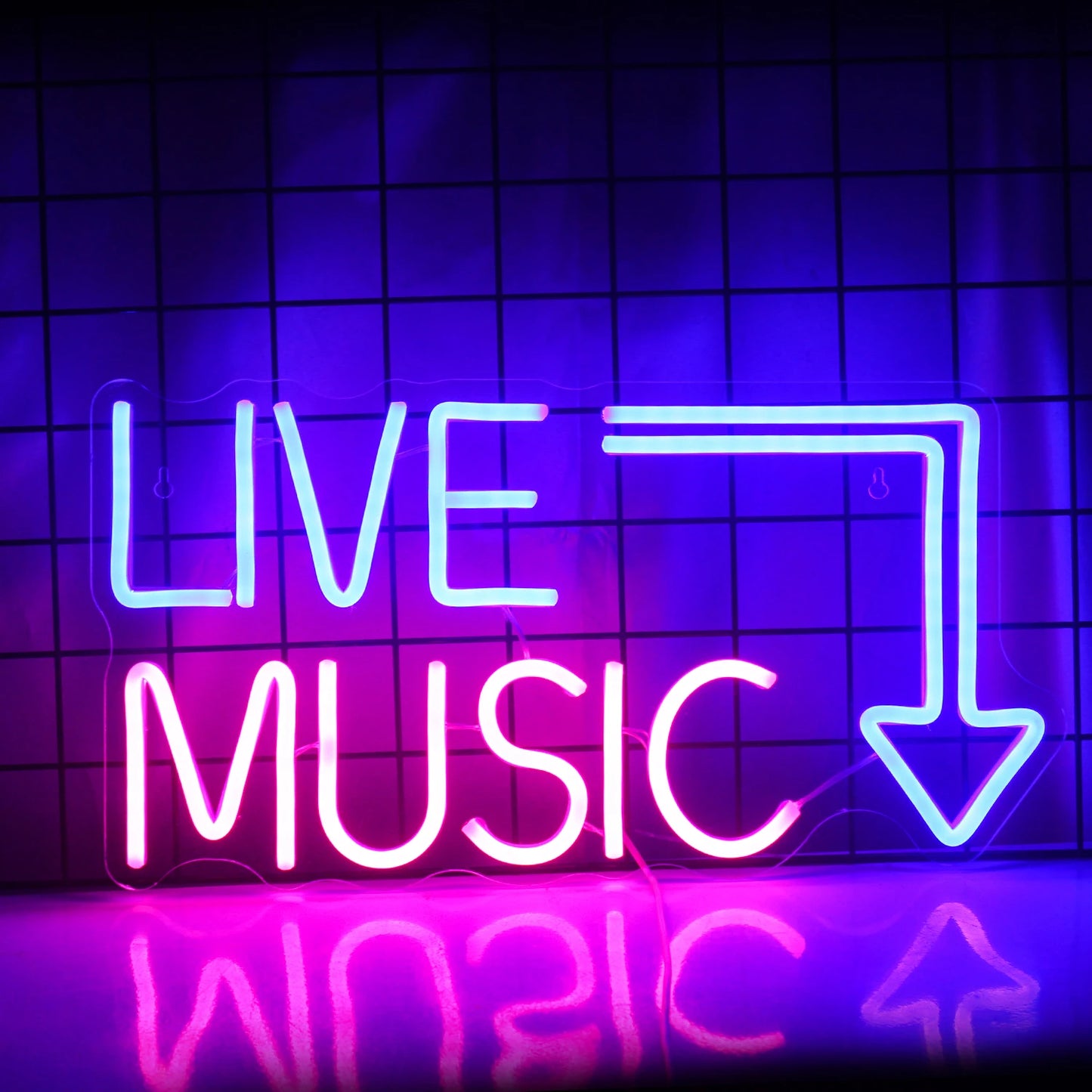 Rock Roll Neon Signs Guitar Music Led Neon Light Art Wall Decor for Game Room Music Party Rock Studio Bar Disco Party Neon