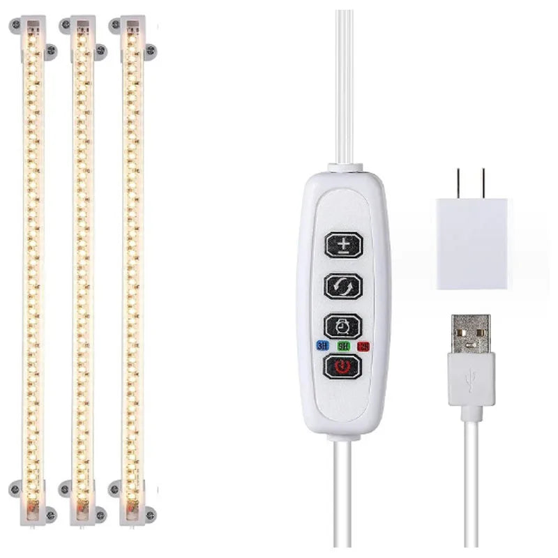 Led Grow Light USB Timer Phyto Lamp Plants Dimmable LED Lamp Phytolamps Full Spectrum Hydroponics Growing Lamps LED Plant Light